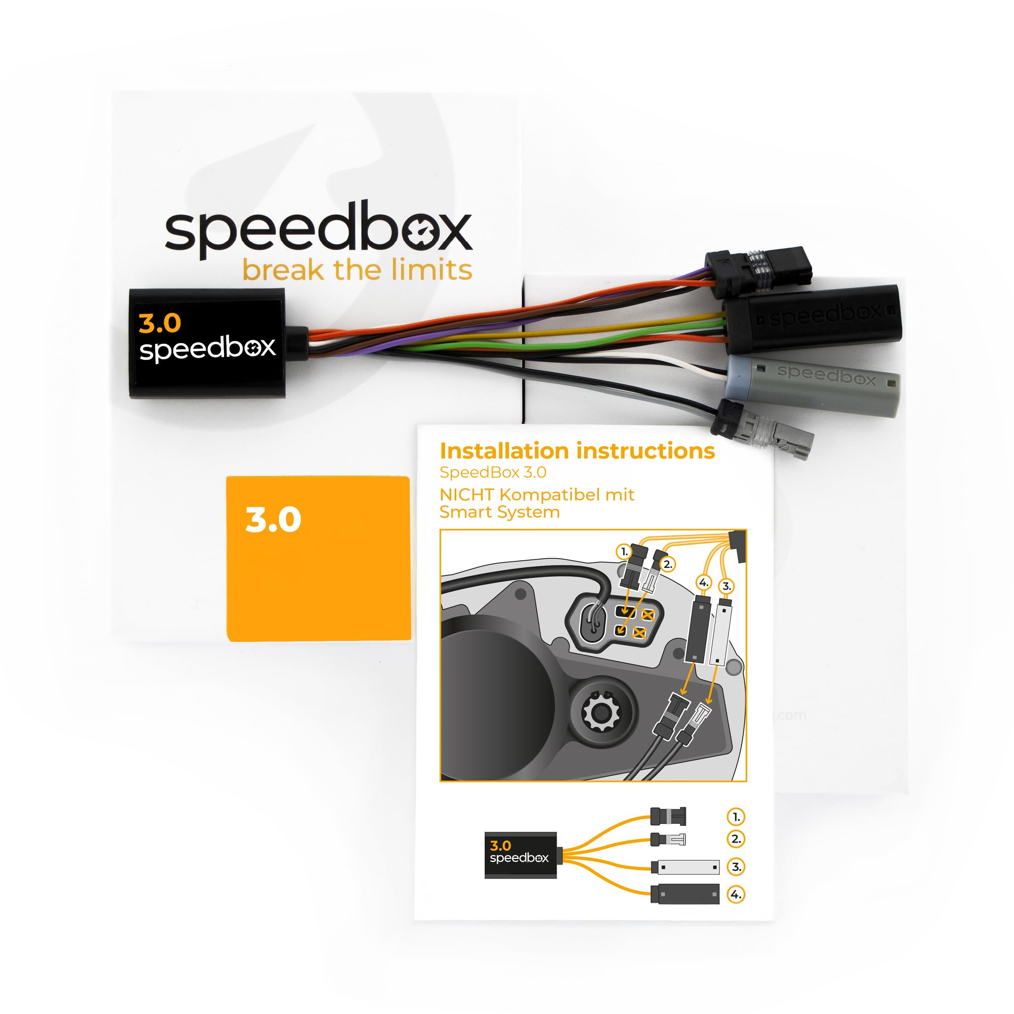 SpeedBox 3.0 for Bosch Ebike Tuning, Black, Small