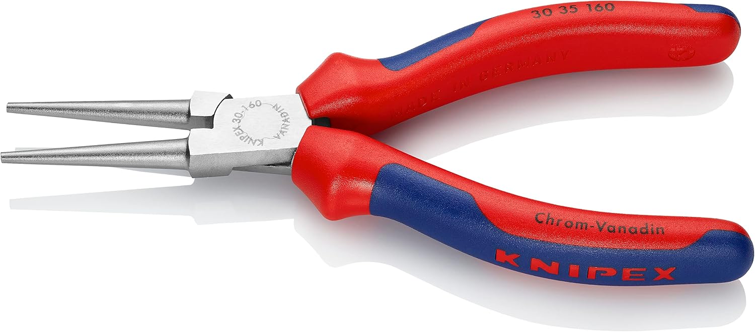 Knipex 30 35 160 Long Nose Pliers 6,3" with smooth gripping surfaces
