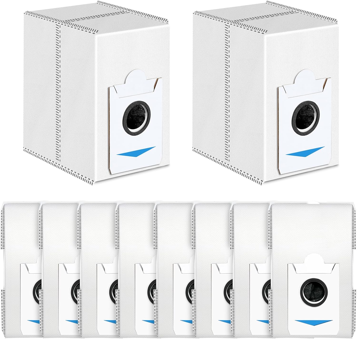 VIEWALL 10 Pack T30S COMBO Dust Bags Compatible with ECOVACS DEEBOT T30S COMBO / T30S COMBO Complete / X2 COMBO Robot Vacuum and Mop (Not for T30S & T30S Pro)