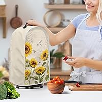 Vista 9 de doginthehole Hummingbird Blender Covers for Kitchen, Washable Appliance Covers Anti Fingerprint Stain Resistant Polyester Blender Dust Cover