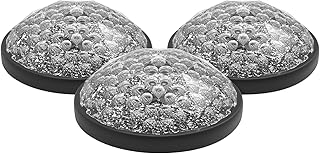 Natural Fly Deterrent 3-Pack - Chemical-Free, Light-Powered Domes to Repel Flies Indoors & Outdoors, Safe for Kids & Pets - Includes Suction Cups