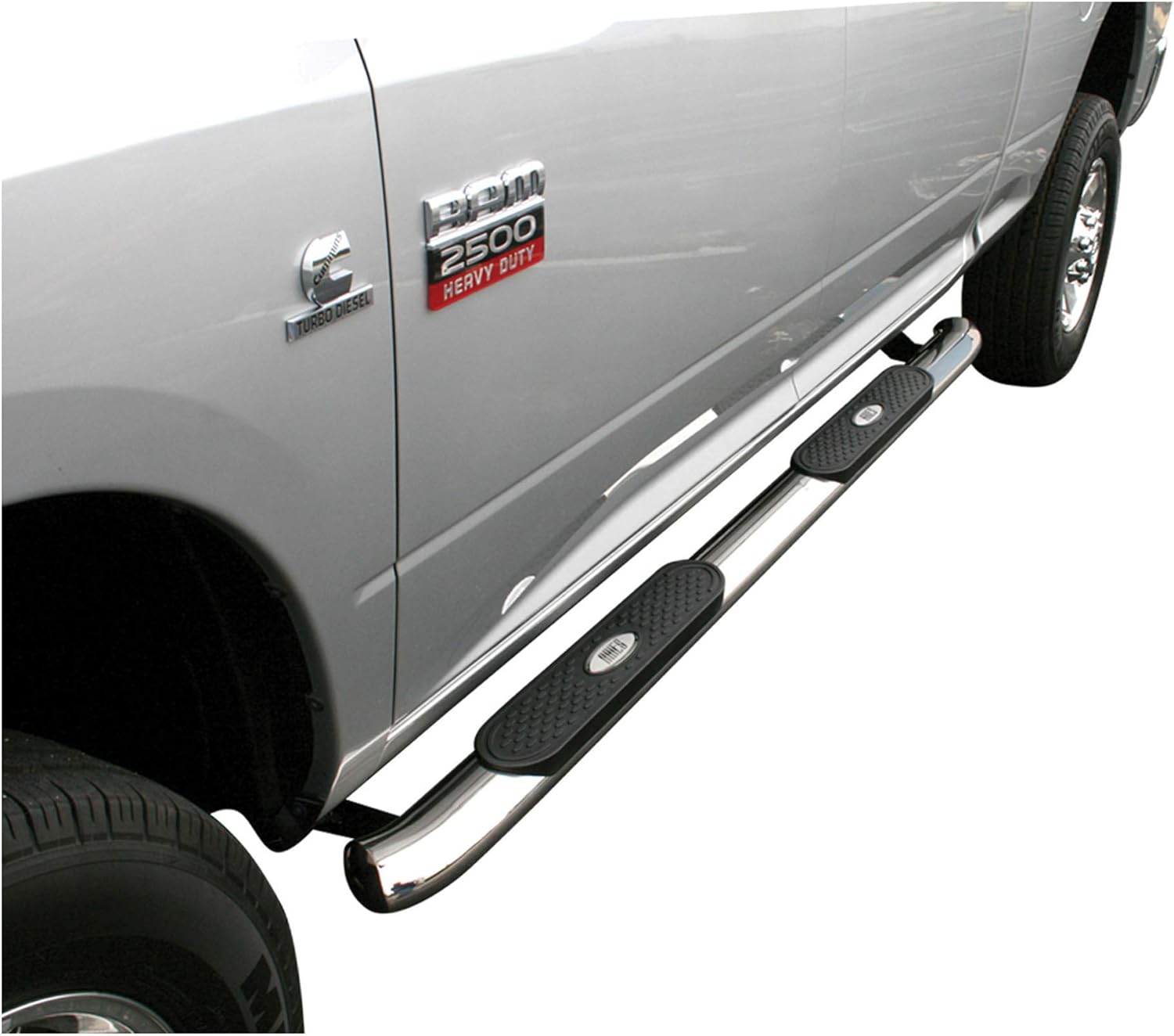 ARIES S225017-2 4-Inch Oval Polished Stainless Steel Nerf Bars, Select Ram 1500, Dodge Ram 1500