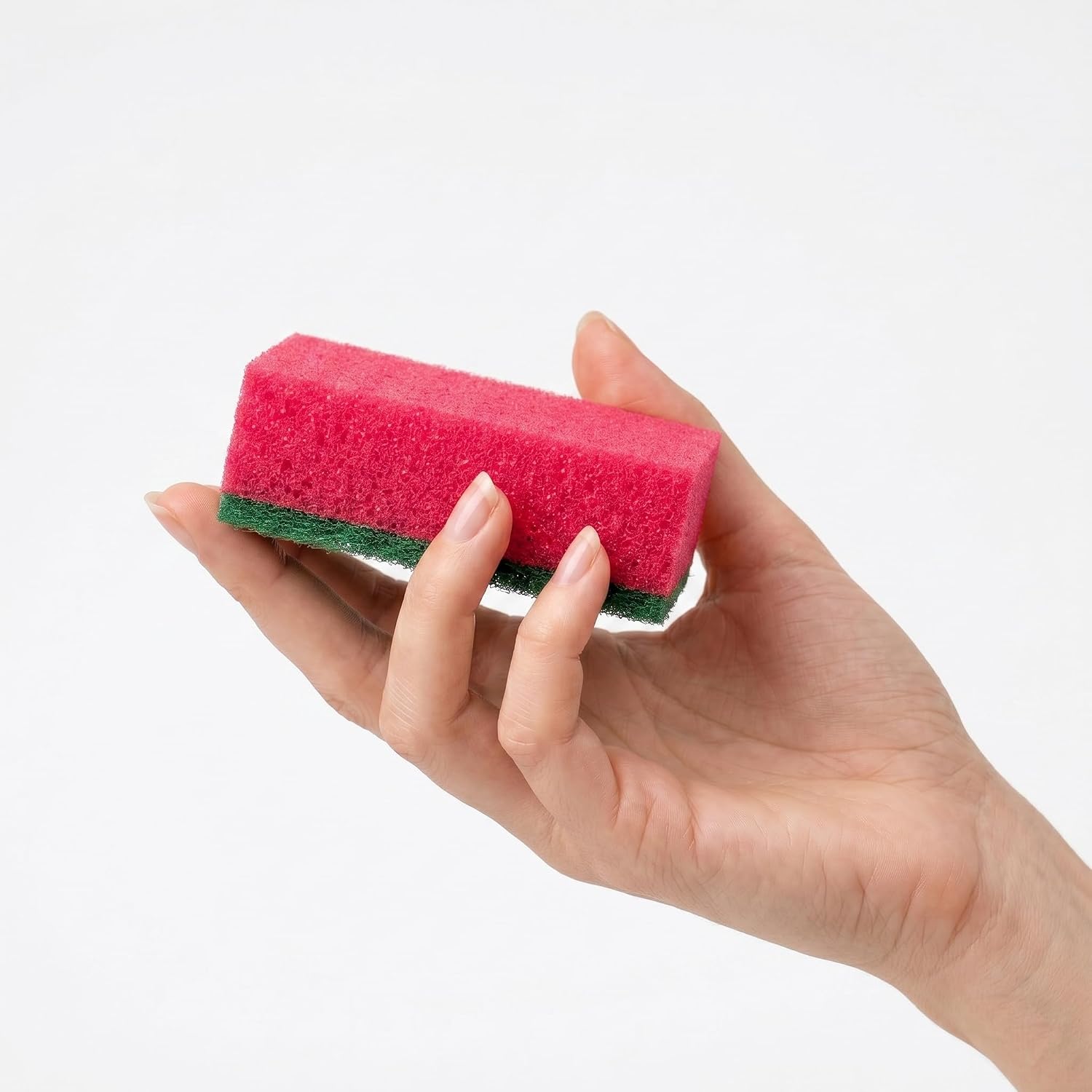 IDEA Home Ms. Kitchen Kitchen Sponges 7.5 x 5 x 2.5 cm Dense Medium Sponges Scouring Pad Durable for Dishes, Pans and Pots Set of 60