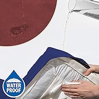 Vista 555 de Comfort Expression - Cama ortopédica para perros extragrandes, 53 x 42 pulgadas, cama impermeable y de apoyo de espuma con cojines removibles