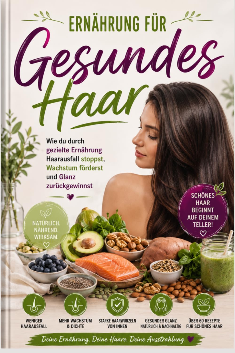 Ernährung für gesundes Haar: Wie du durch gezielte Ernährung Haarausfall stoppst, Wachstum förderst und Glanz zurückgewinnst