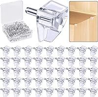 Vista 1 de 3 milímetros o 1/8 pulgada Clavijas de soporte para estante, Clavijas de soporte para estante de gabinete, Clavijas de repuesto de plástico