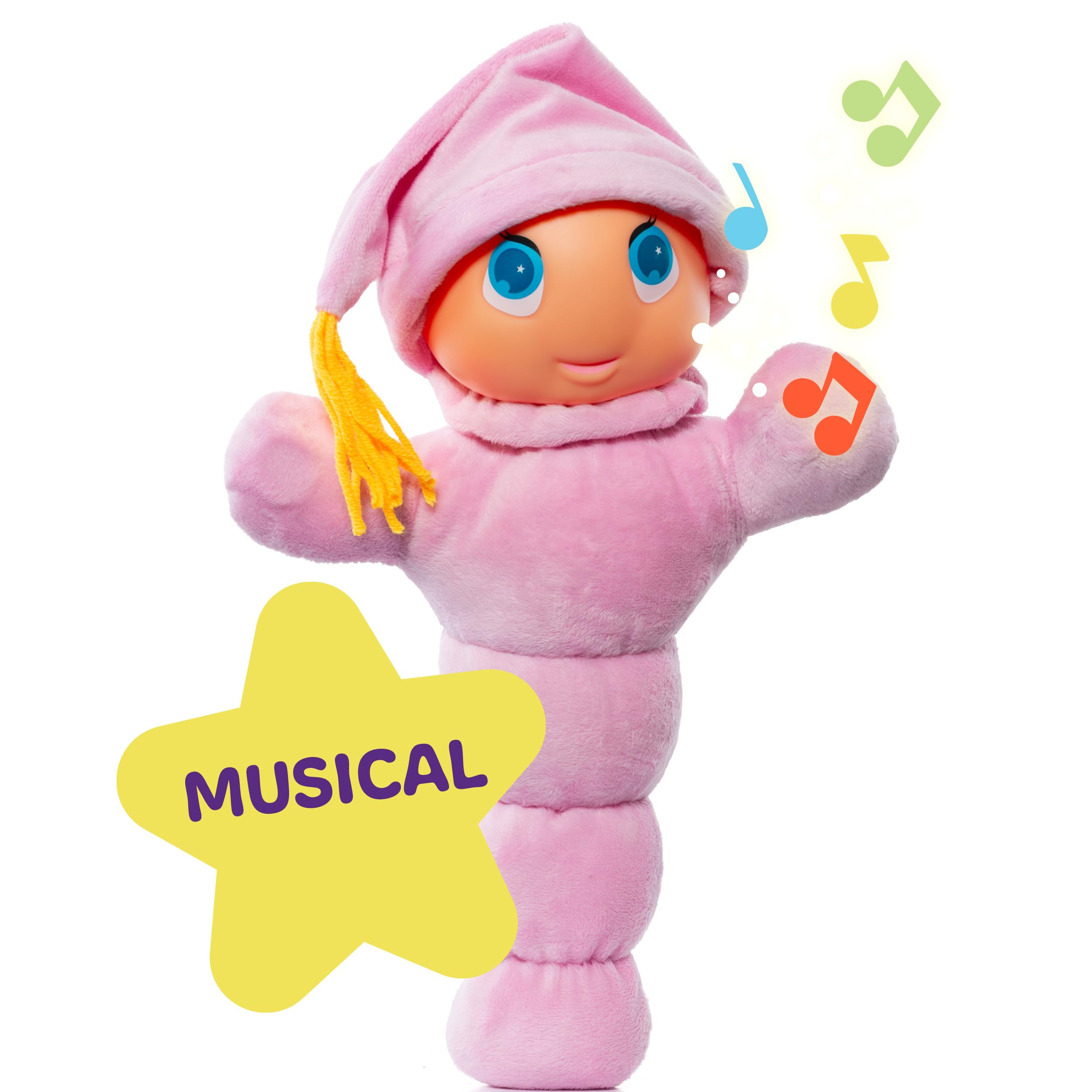 MOLTO | Gusy Luz® Arcoiris Rosa, Luz Quitamiedos Infantil, Muñeco Clásico para Dormir, 2 Nanas para Soñar, Modo Día y Noche, Juguete Bebé Desde 0 Meses — view 8