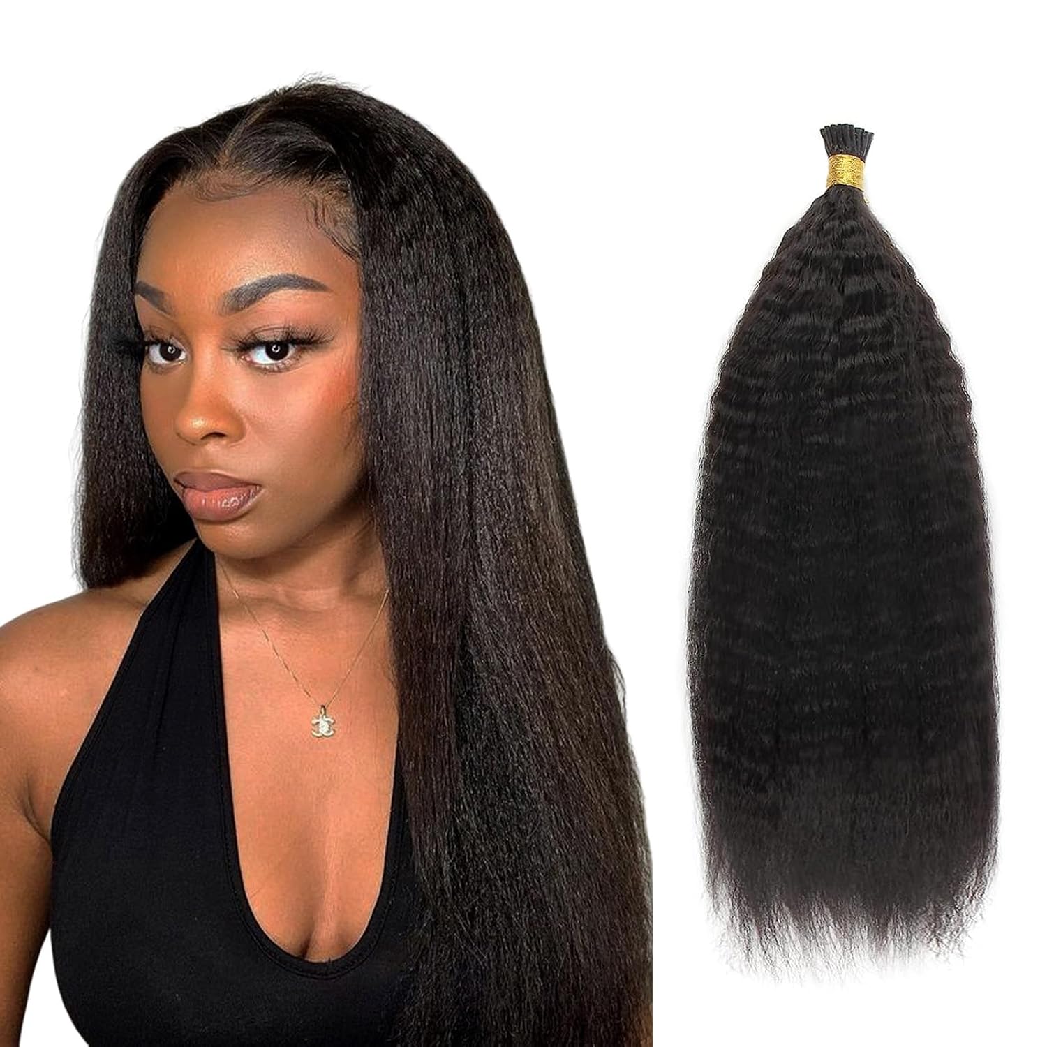 ABH AMAZINGBEAUTY HAIR I Tip Hair Extensions Kinky