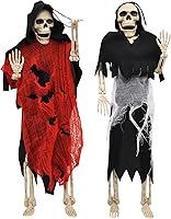 Vista 1 de JOYIN 2 piezas de 16 pulgadas de decoración de Halloween de esqueletos de Halloween de cuerpo completo posable