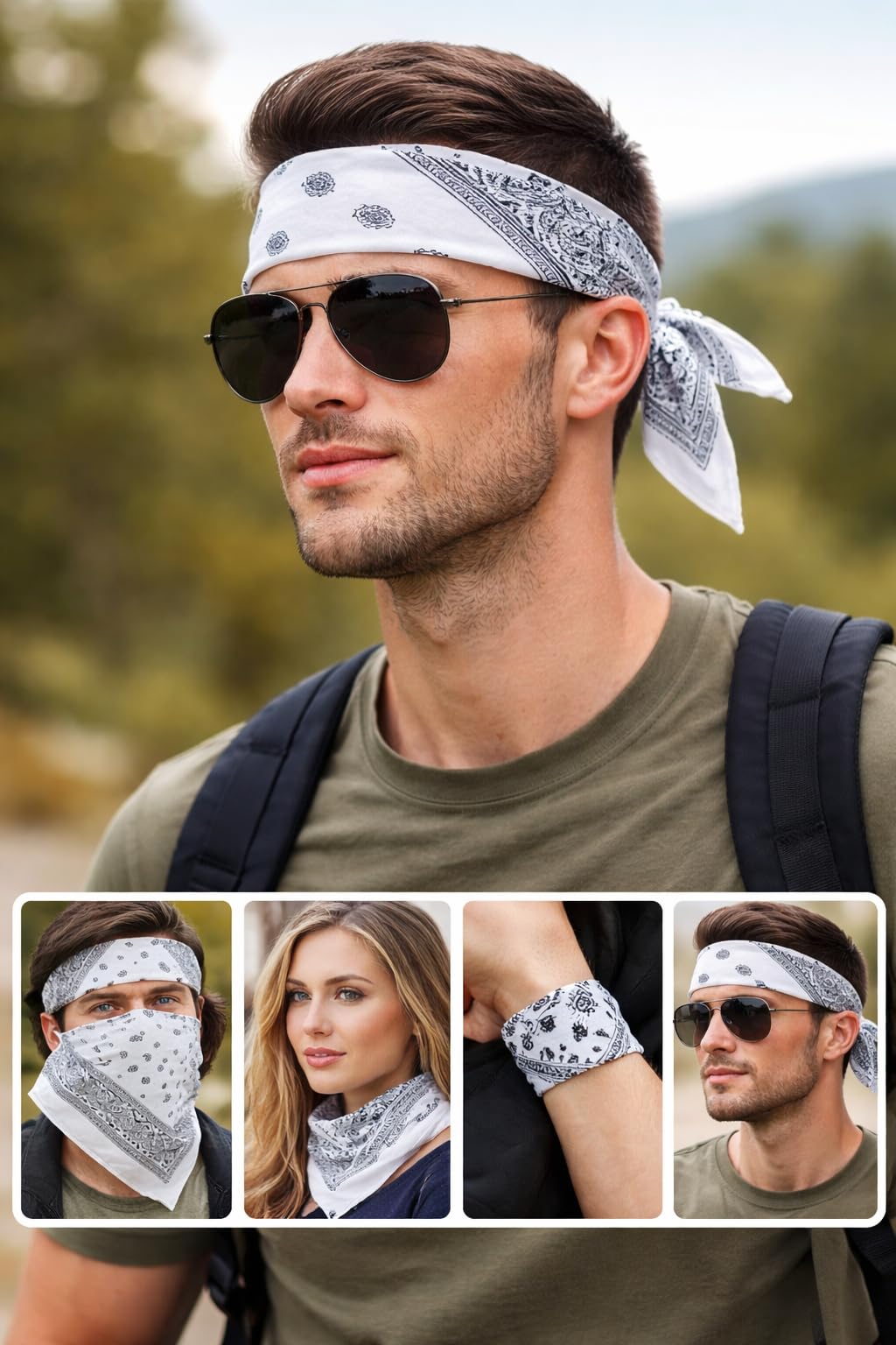 Royal Mart Premium Printed Bandana For Men & Women 2