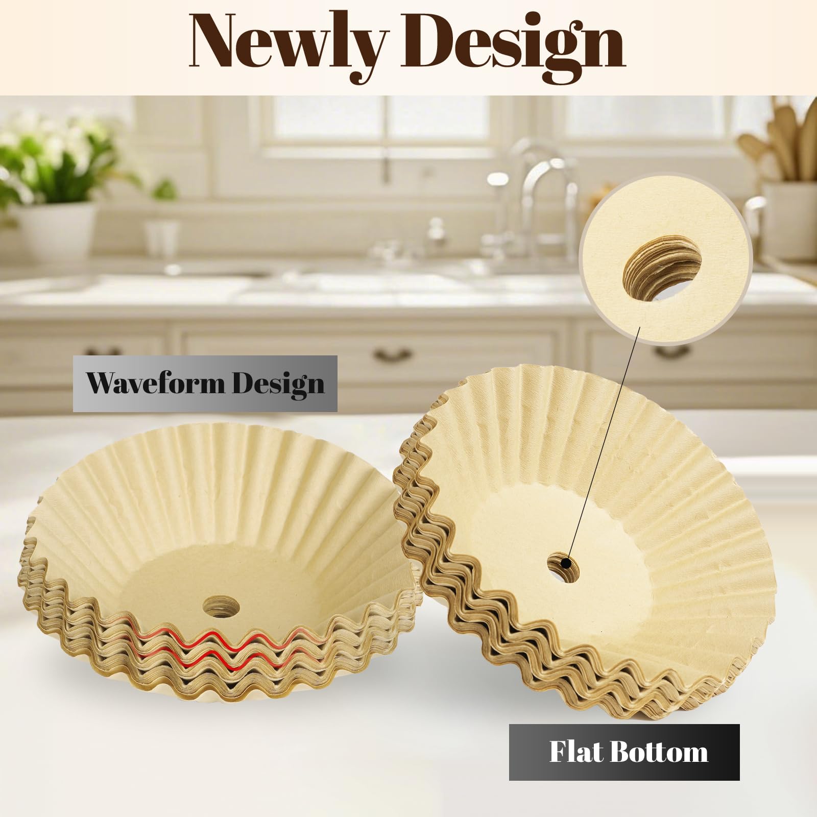 Amazon.com: Paper Coffee Filters for Hamilton Beach 45 Cup Coffee Urn and  Hot Beverage Dispenser, Unbleached Large Coffee Filters for Most 30-50 Cup  Large Coffee Maker, 150 Pcs: Home & Kitchen