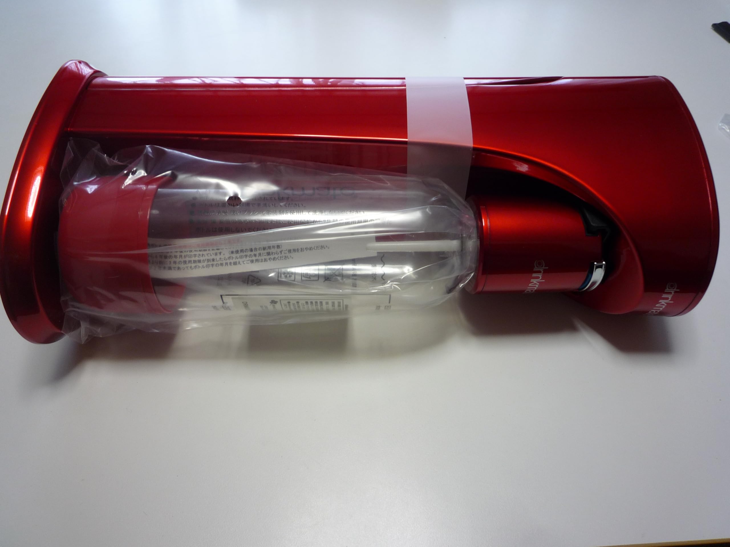 Amazon | drinkmate DRM1002 [レッド] | DrinkMate | キッチン家電