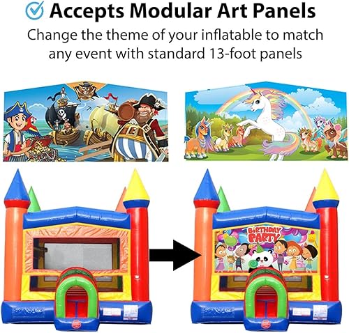 Miniatura 6 de TentandTable Casa inflable para niños de 5 a 12 años, castillo animoso de grado comercial para adultos, casa de salto, incluye soplador de aire
