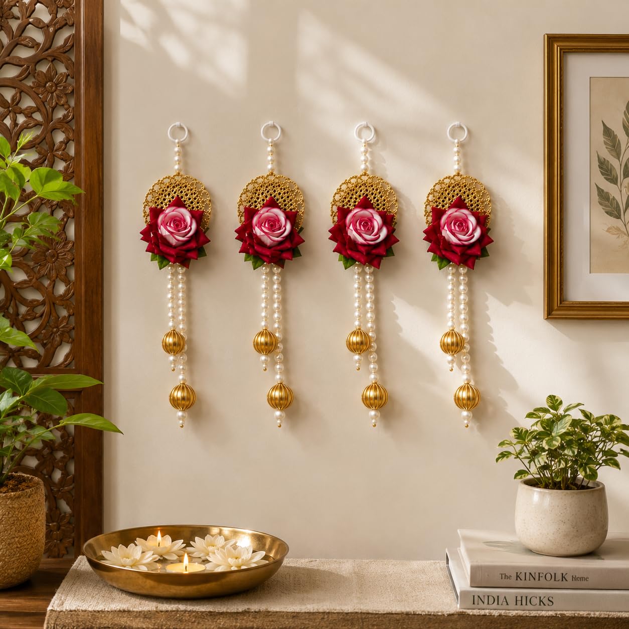 Multicolor Elephant Wind Chimes - Home Decor & Diwali Gift -9