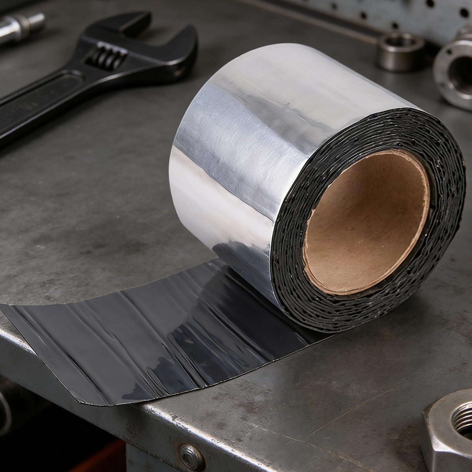 Sellador de grietas de asfalto Cinta autoadhesiva impermeable reparadora | Parche reparador sellador de grietas para hormigón para Juntas de Tuberías, Cubierta, Techo, Ventana, , , Toldo, Vidrio