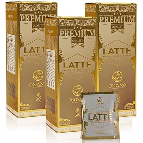 3 cajas de 100 certificado orgánico orgánico Ganoderma Gourmet Organo Gold Cafe Latte Oferta gratis Express