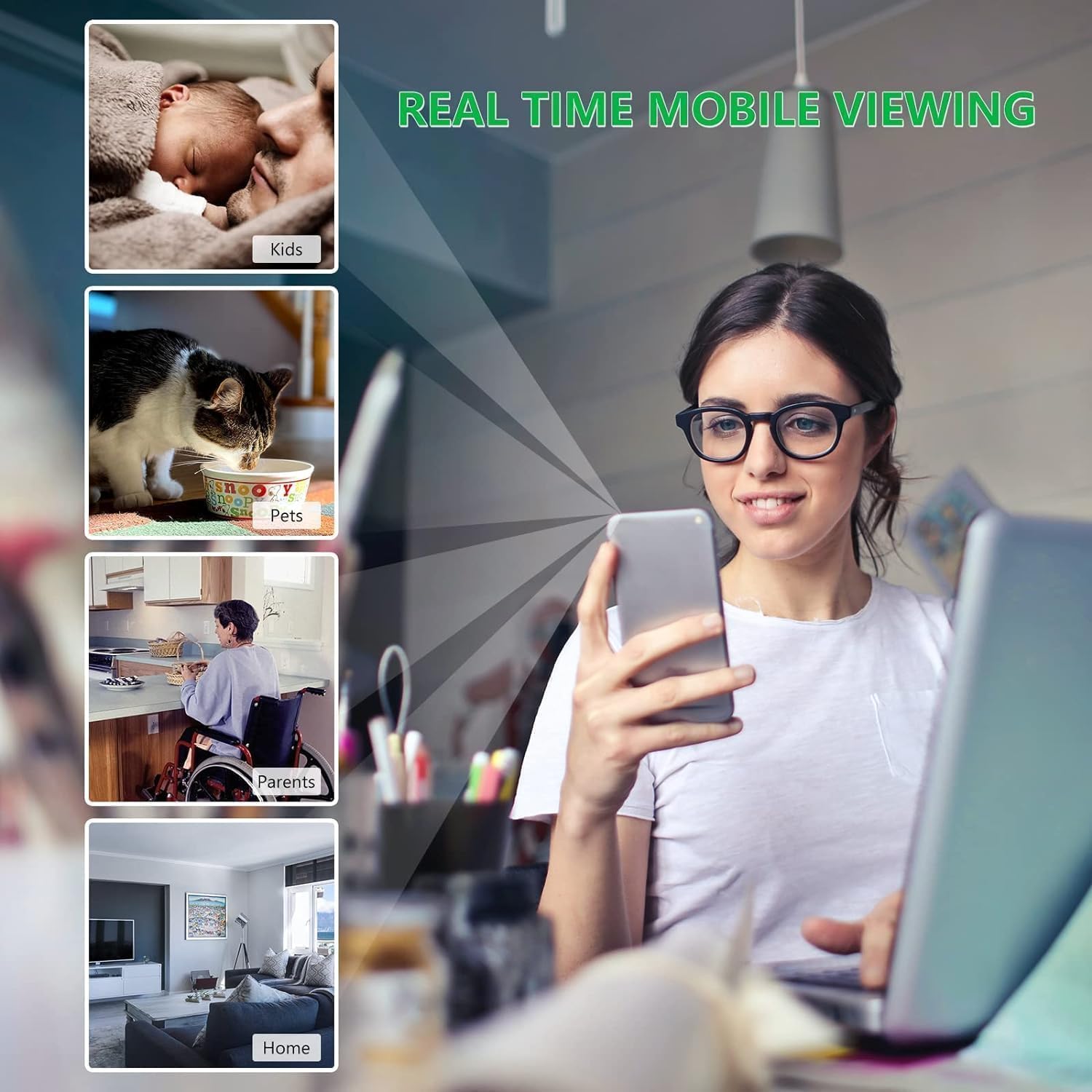 Mini WiFi Spy Camera - Live View & Motion Alerts -5