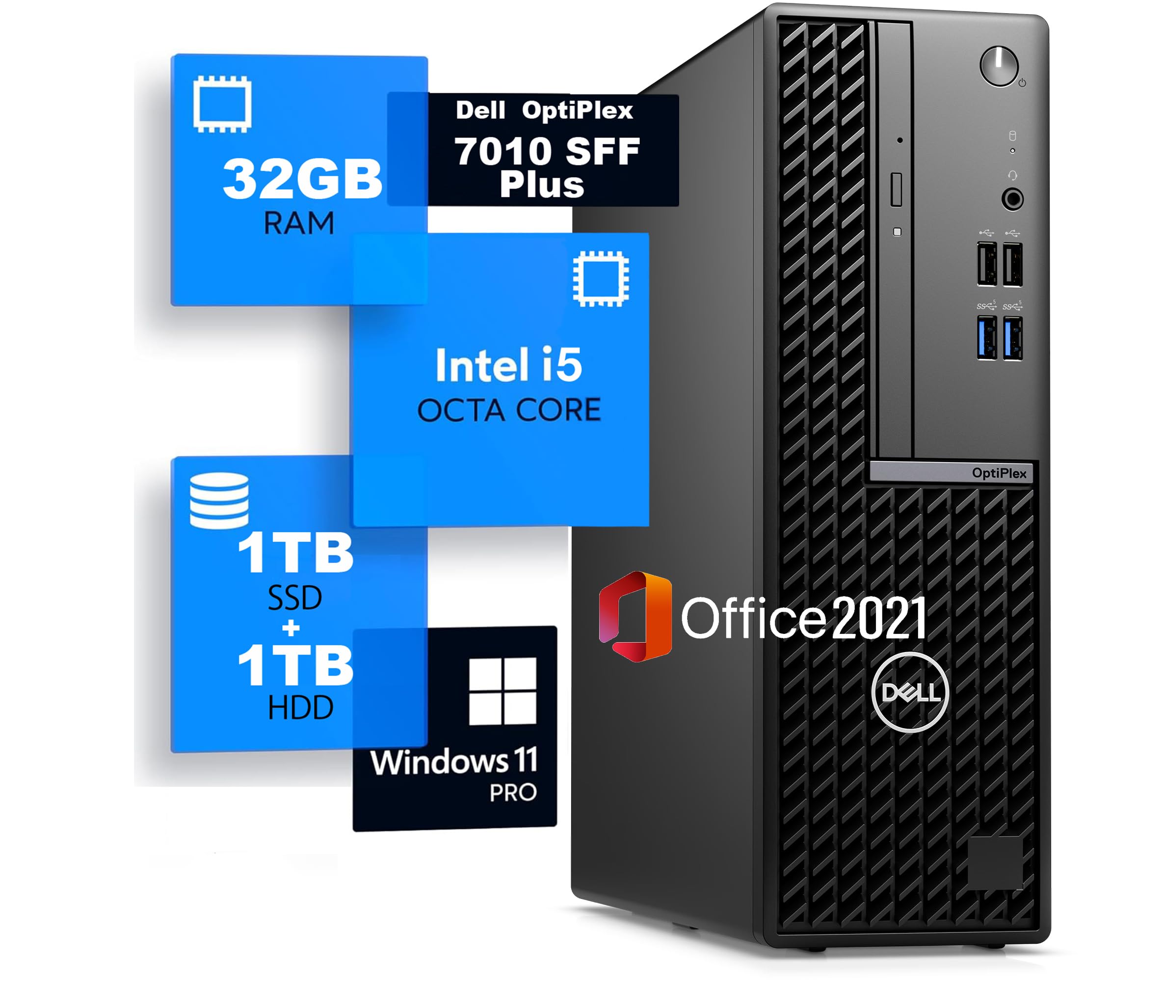 Amazon.co.jp: 【整備済み品】Dell OptiPlex SFF Plus 7010