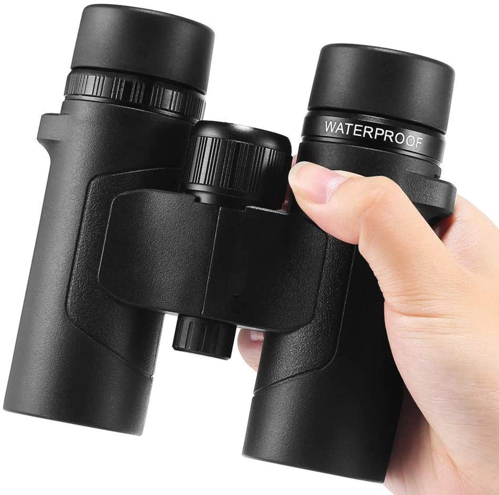 Telescopio Binoculares Alta Potencia Telescopio 8X32 Vidrio Ed Binoculares con Recubrimiento Supermulti Impermeable Telescopio Compacto Bak4 con Recubrimiento Fase Exteriores Interiores/Exteriores