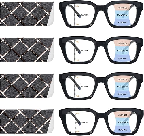 ZONLON Paquete de 5 lentes de lectura para mujer bloqueo de luz azul bisagra de resorte lentes antirreflejos para computadora