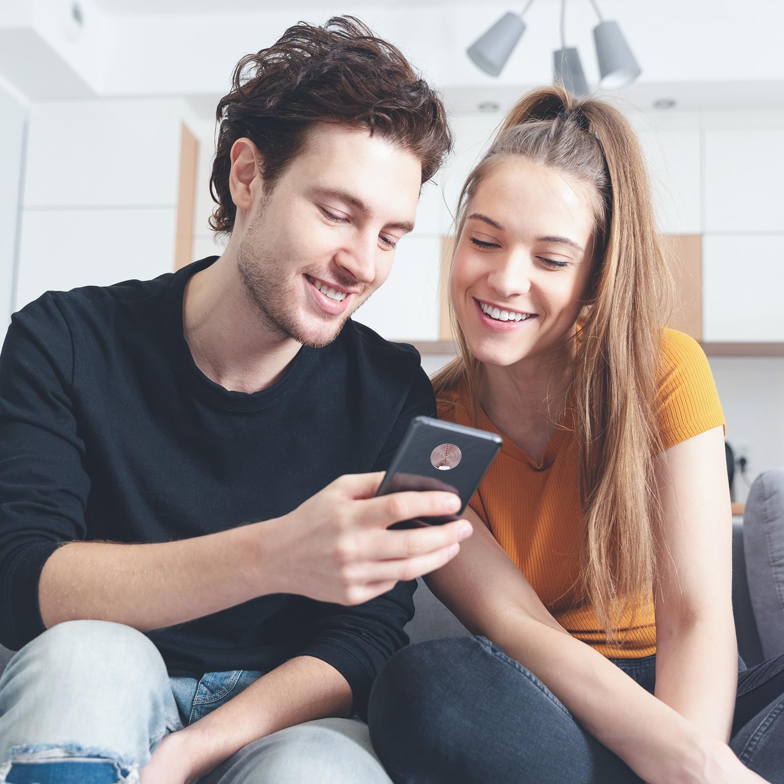 ZORVUJI Lot De 6 Autocollants De Protection Contre Les Ondes EMF, Autocollants Adhésifs En Minéraux Absorbant Les Ondes électromagnétiques Pour Tablettes ( 2,8 Cm De Diamètre) (Argenté