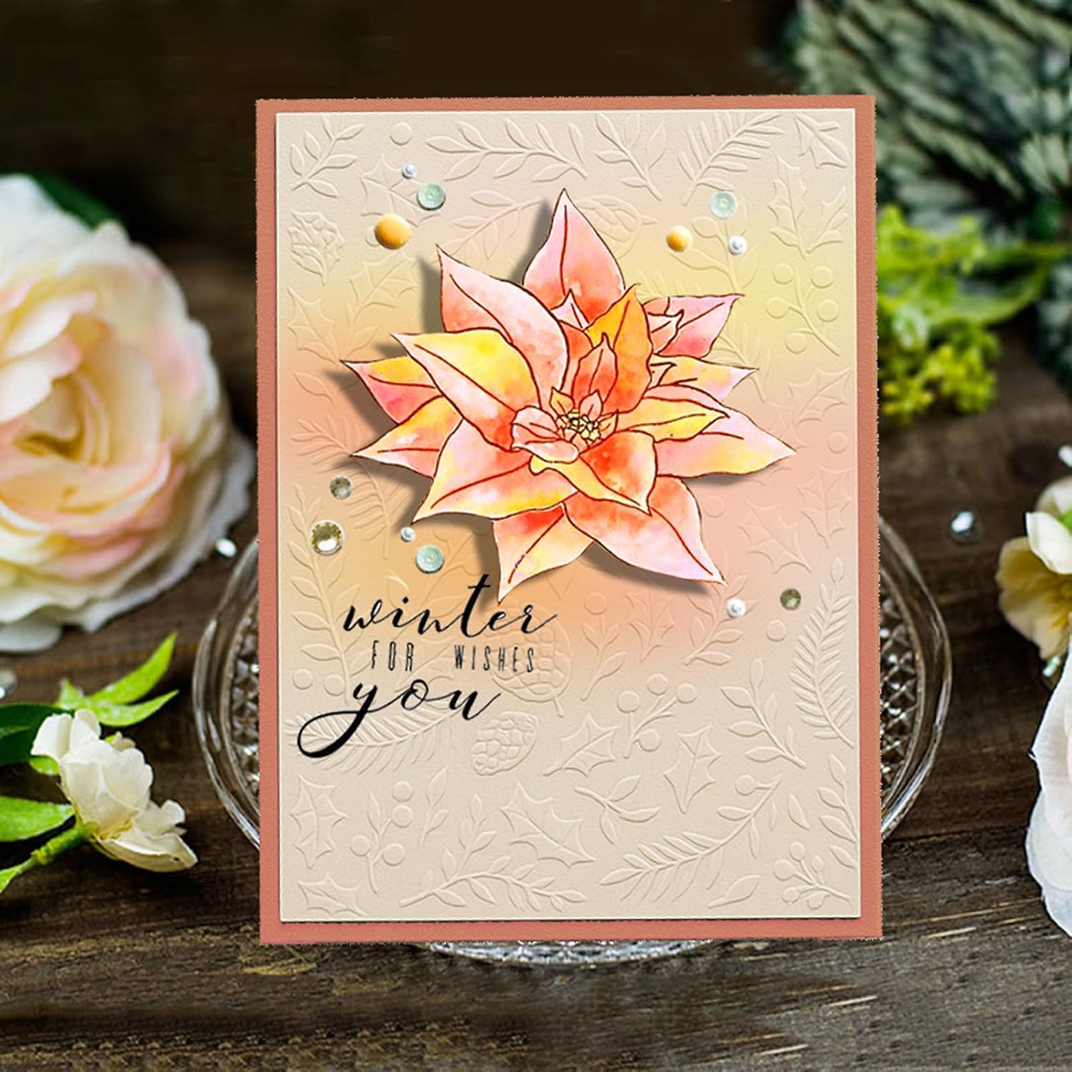 Embossing Plate for Craft Decorative Pattern Art Supplies Embossing Board