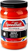 Vista 2 de Speedball 004657 Tinta acrílica para serigrafía, 32.0 fl oz, 32 onzas líquidas, color negro