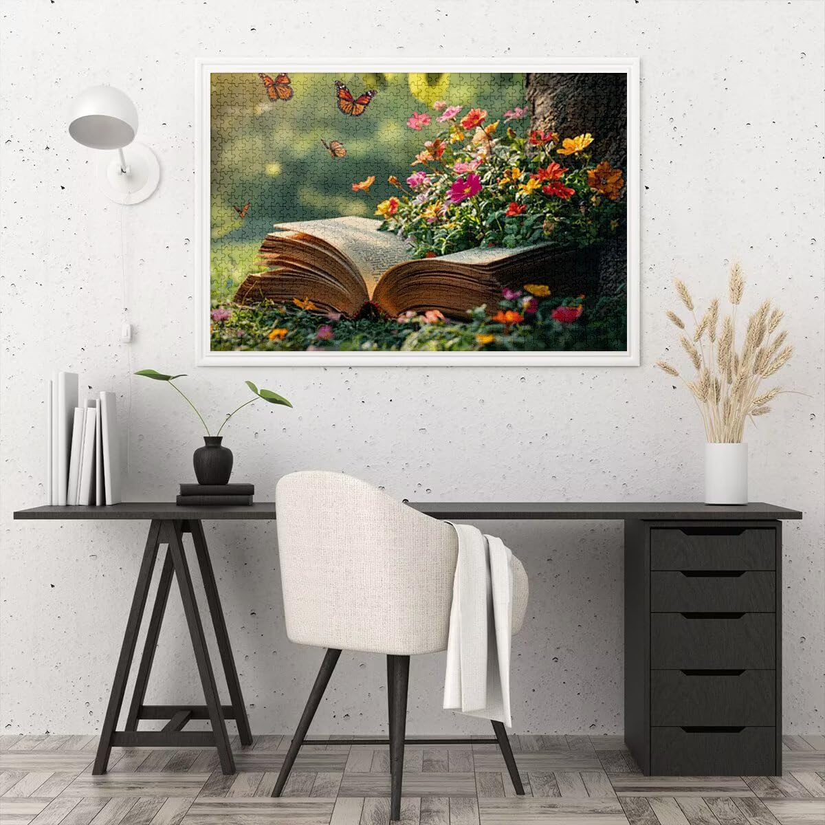 Puzzle 2000 elementów, magiczna książka puzzle dla dorosłych, gra edukacyjna z pudełkiem na prezent dla dorosłych, rodzinne gry edukacyjne, łamacz głowy na Boże Narodzenie dekoracje do domu, prezent