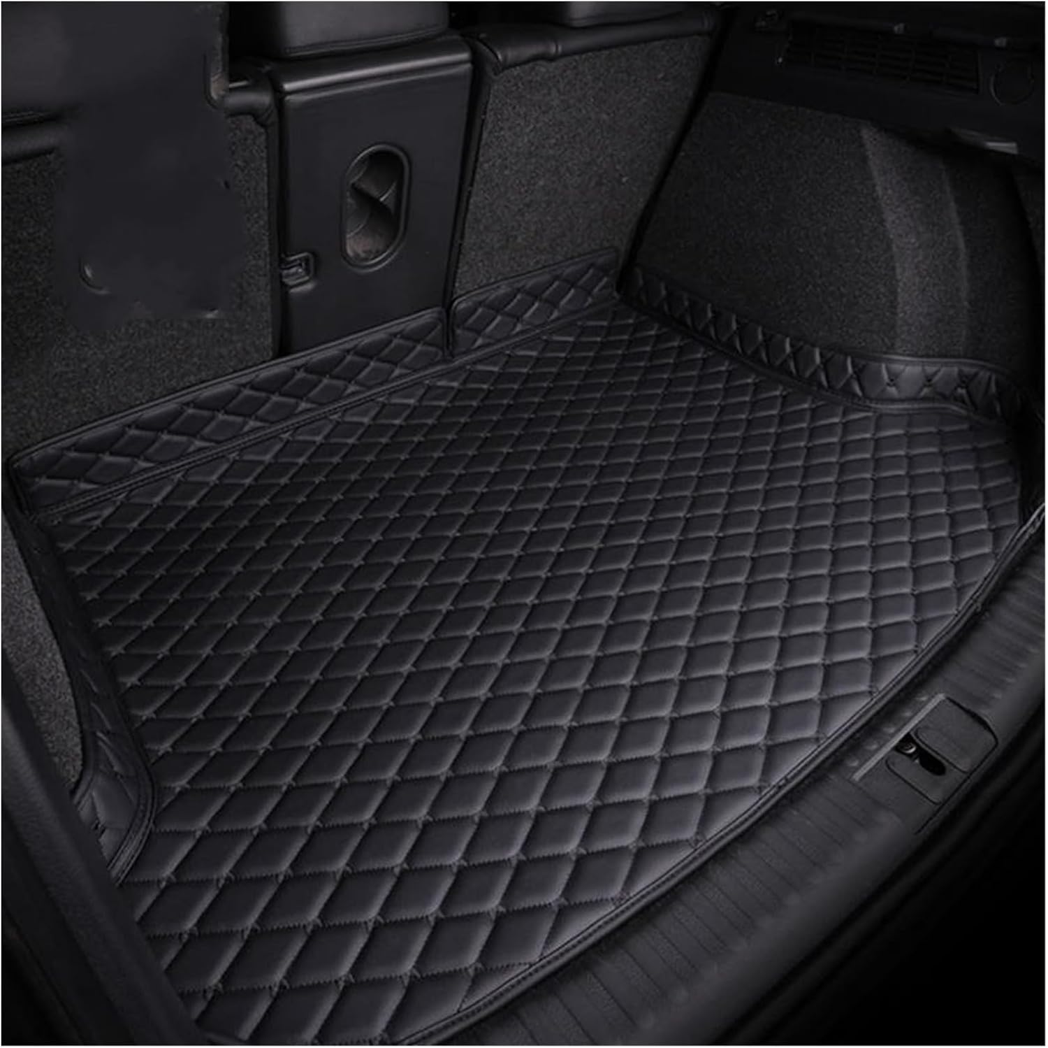 Amazon.co.jp: 車用 ラゲッジマット カスタム車のトランクマット ために T-ROC 2018-2021 完全に囲まれた防水ノン ...