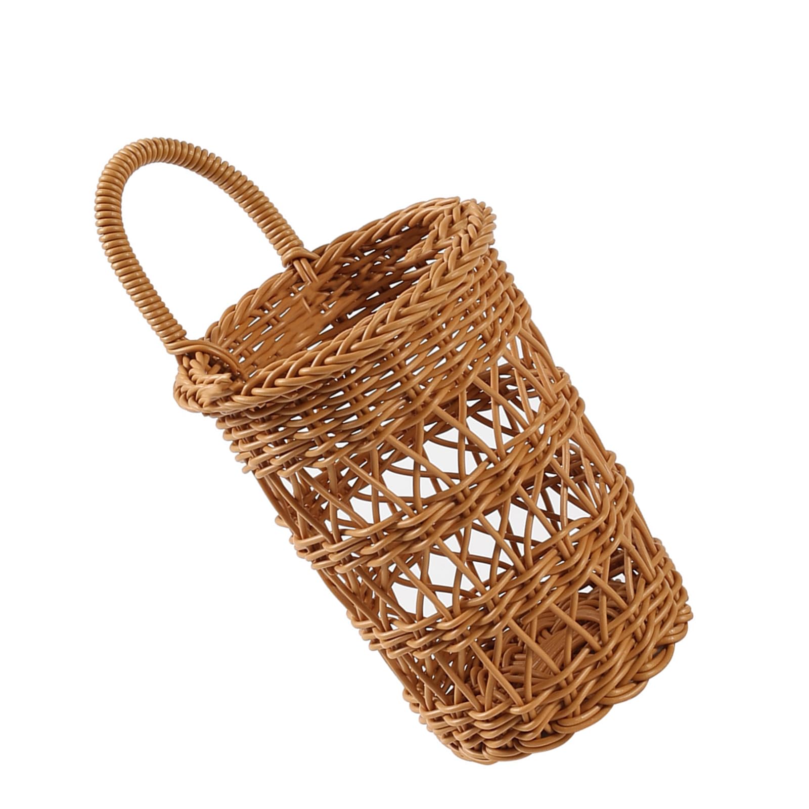 Zxfdsfdbnm Natural Styles Woven Hanging Container for Storing Spices Soap Towels Home or Bathroom Organiser Storage Planner