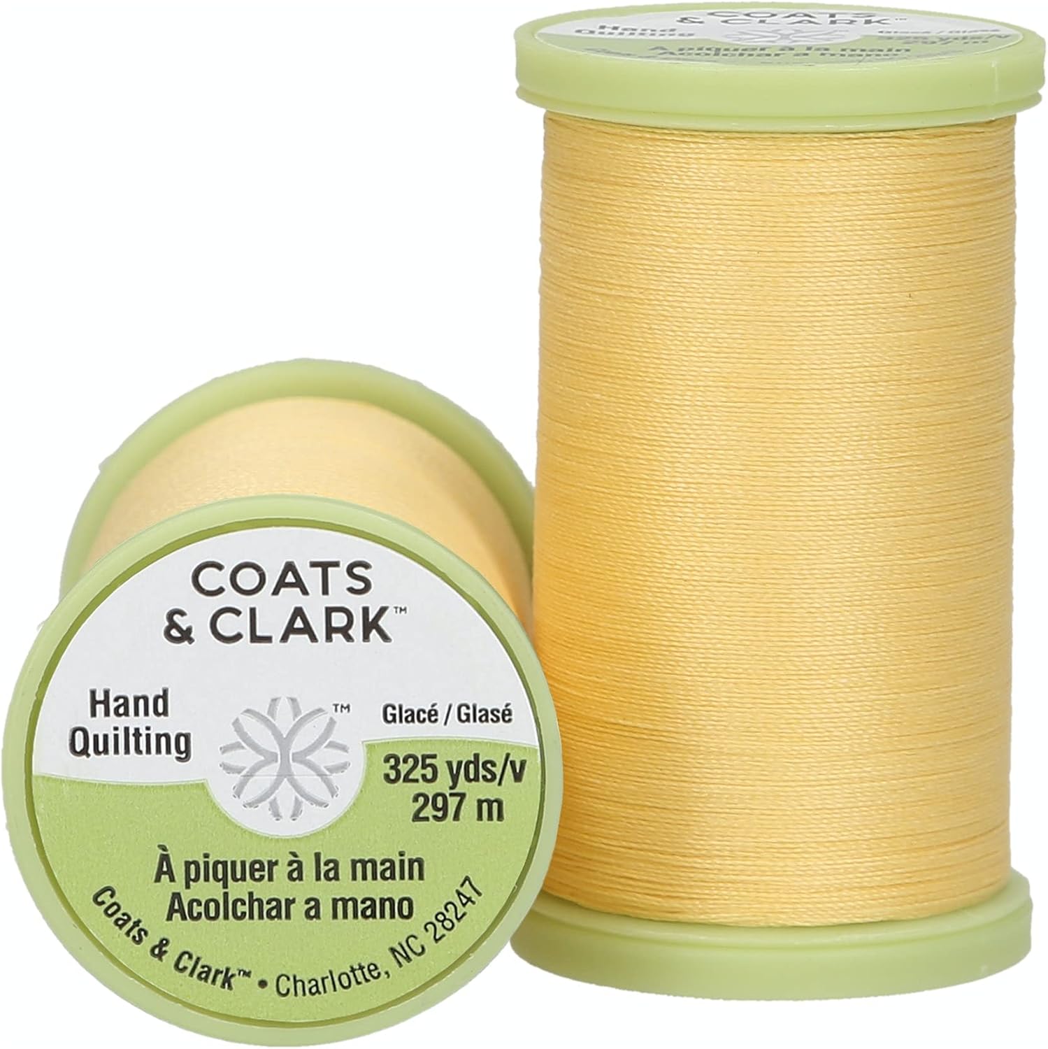 Coats Thread & Zippers Dual Duty Plus Hand Quilting Thread, 325Yard, Yellow