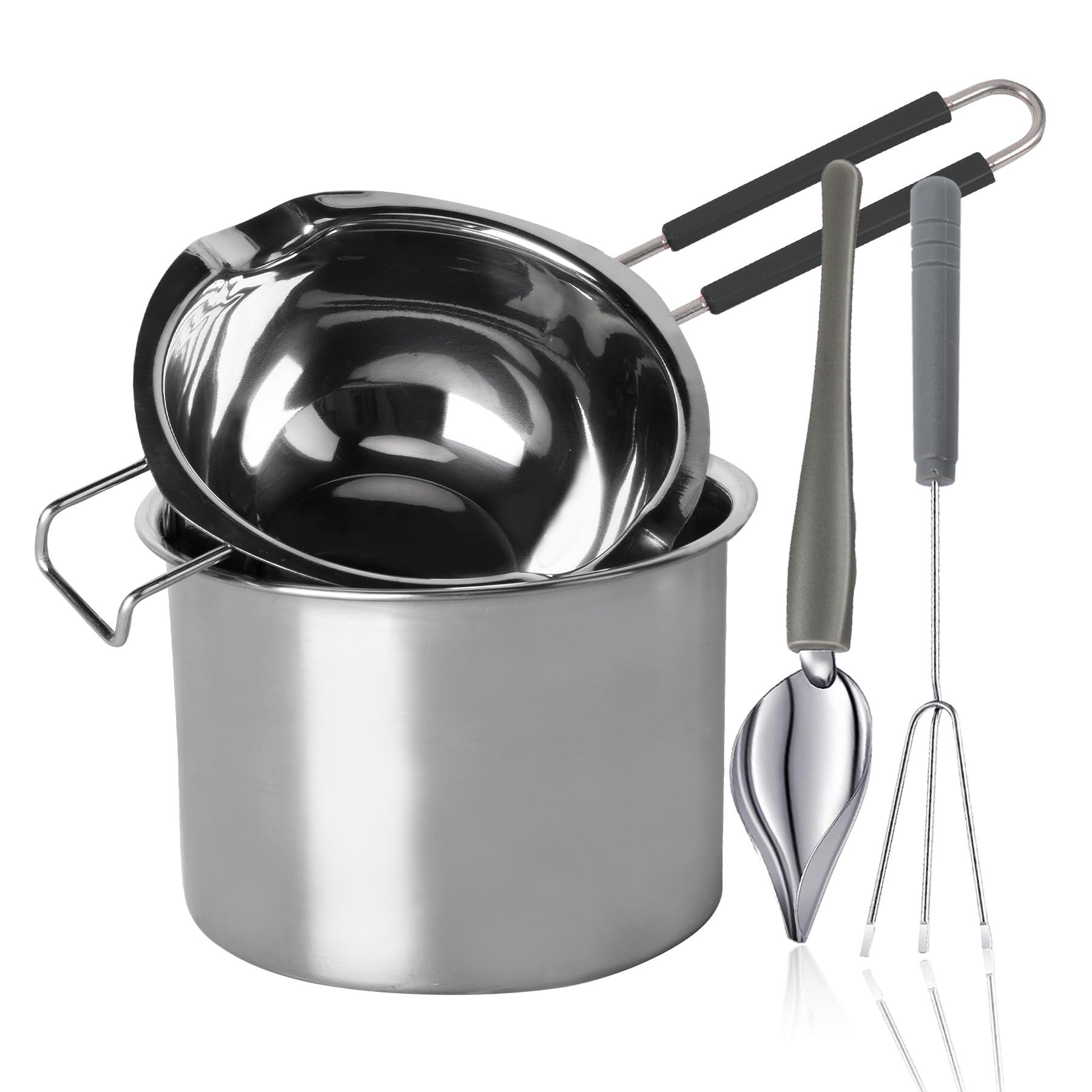 Stainless Steel Double Boiler Melting Pot, Double Boilers for Stove Top