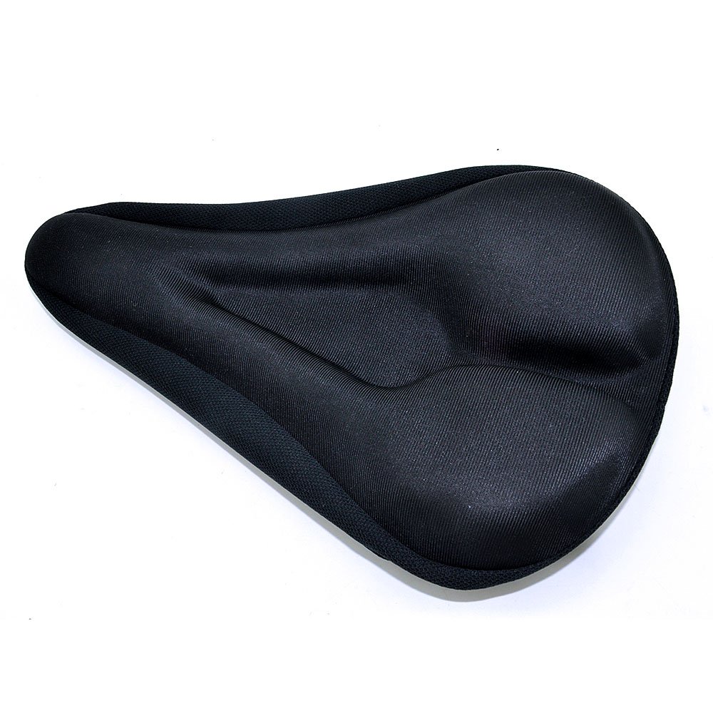 Bike Saddle Seat Padded Cover Gel, Kungix Bicycle Saddle Cover Sponge Soft Comfortable Cushion Pad Case for Mountain Cycling