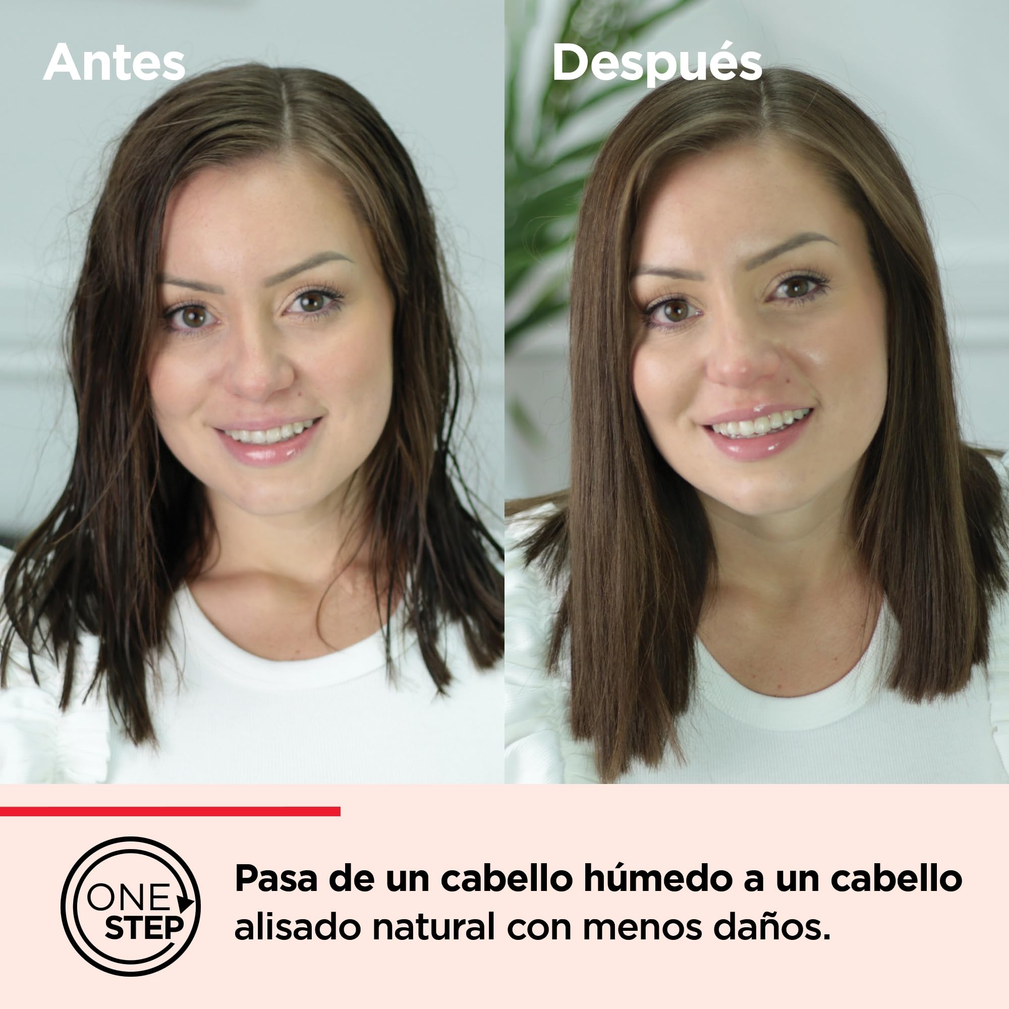 Revlon One-Step Air Straight Secador y Alisador de aire 2-en-1 - RVDR5330E