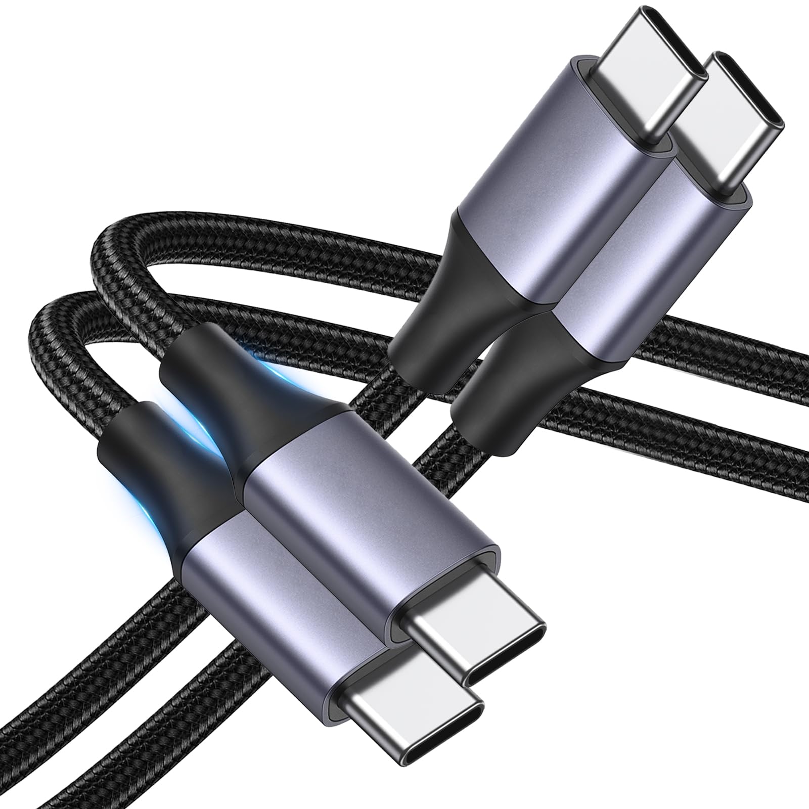 Amazon.co.jp: 【USB Type C ケーブル 2本セット】USB-C to USB-C 100W 
