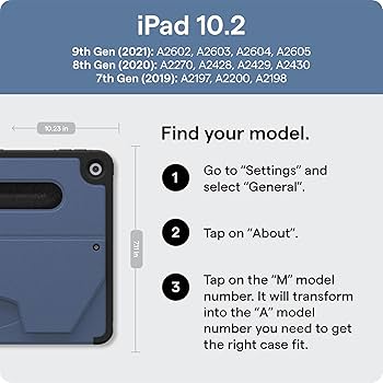 Amazon.com: ZUGU CASE for 10.2 Inch iPad 7th / 8th / 9th