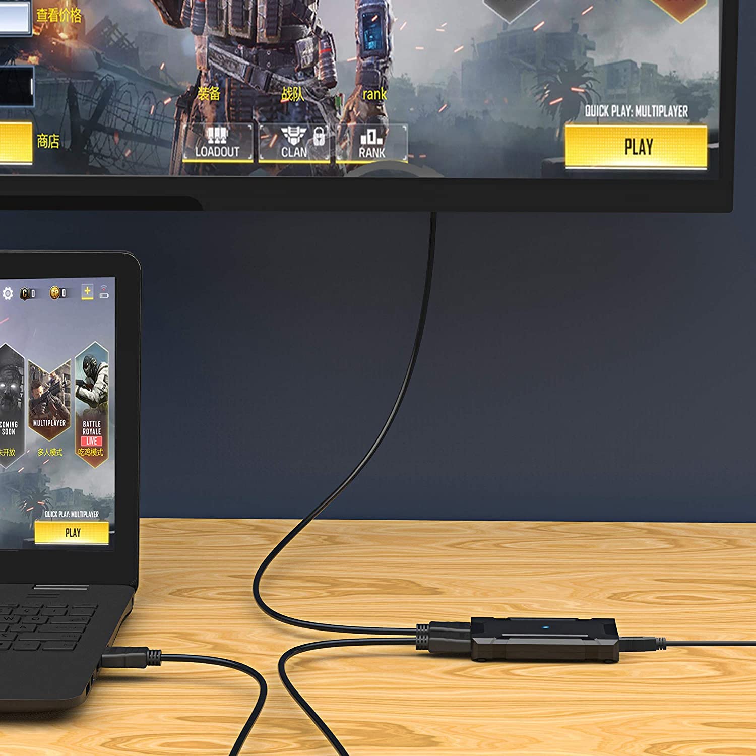 USB 3.0 Carte de Capture de Jeu HDMI, 1080p/60fps, avec Entrée Micro pour Enregistrement de Jeux | Capture TV - Streaming Vidéo à Distance (HDCAP07)