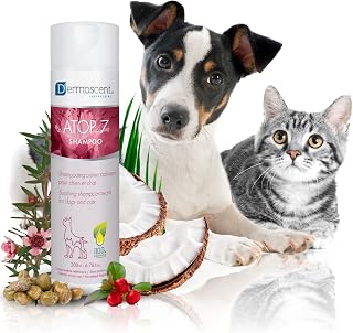 Dermoscent ATOP 7 Shampoo for Dogs & Cats - Allergies & Itchy Skin Relief - Natural Ingredients - Soothes Dermatitis & Atopic Skin - 200 ml