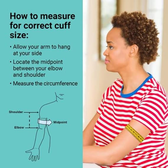 A&D Medical UA-789AC Blood Pressure Monitor for Home Use. Cuff 16.5-23.6