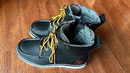 Tiberland PRO Botas De Trabajo Resistentes De 6 Pulgadas Con Puntera