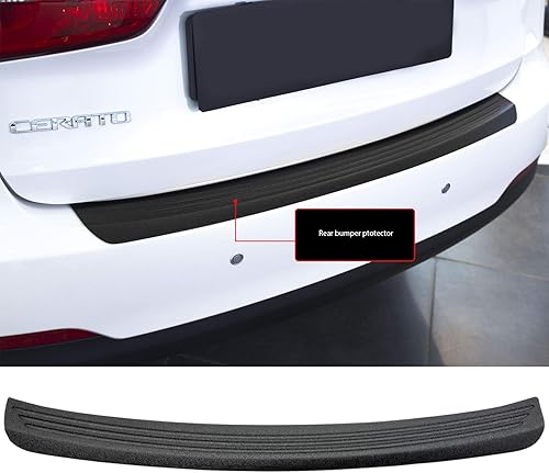 Protector de parachoques trasero Scuff pad para KIA Cerato (Sedan) 2013-2016 sill Guard