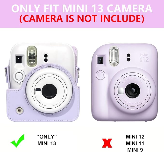Funda para Cámara Fujifilm Instax Mini 13 Morada miniatura 2