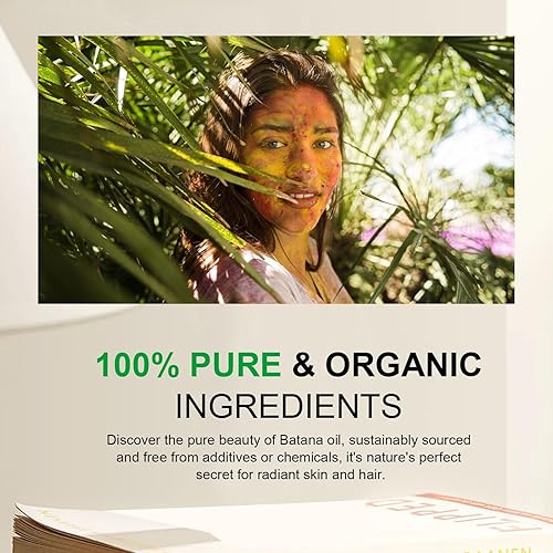 Miniatura 5 de ReliCo Aceite de batana para el crecimiento del cabello Dr. Sebi Organic  Aceite de batana 100% crudo de Honduras, puro natural para el grosor,