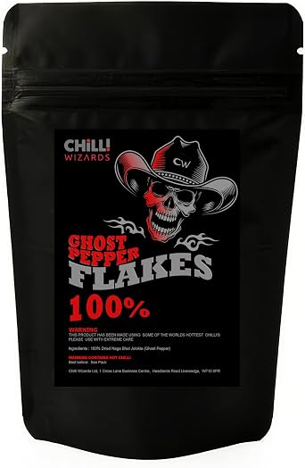 Ghost Pepper Chilli Flakes Naga Jolokia 50g