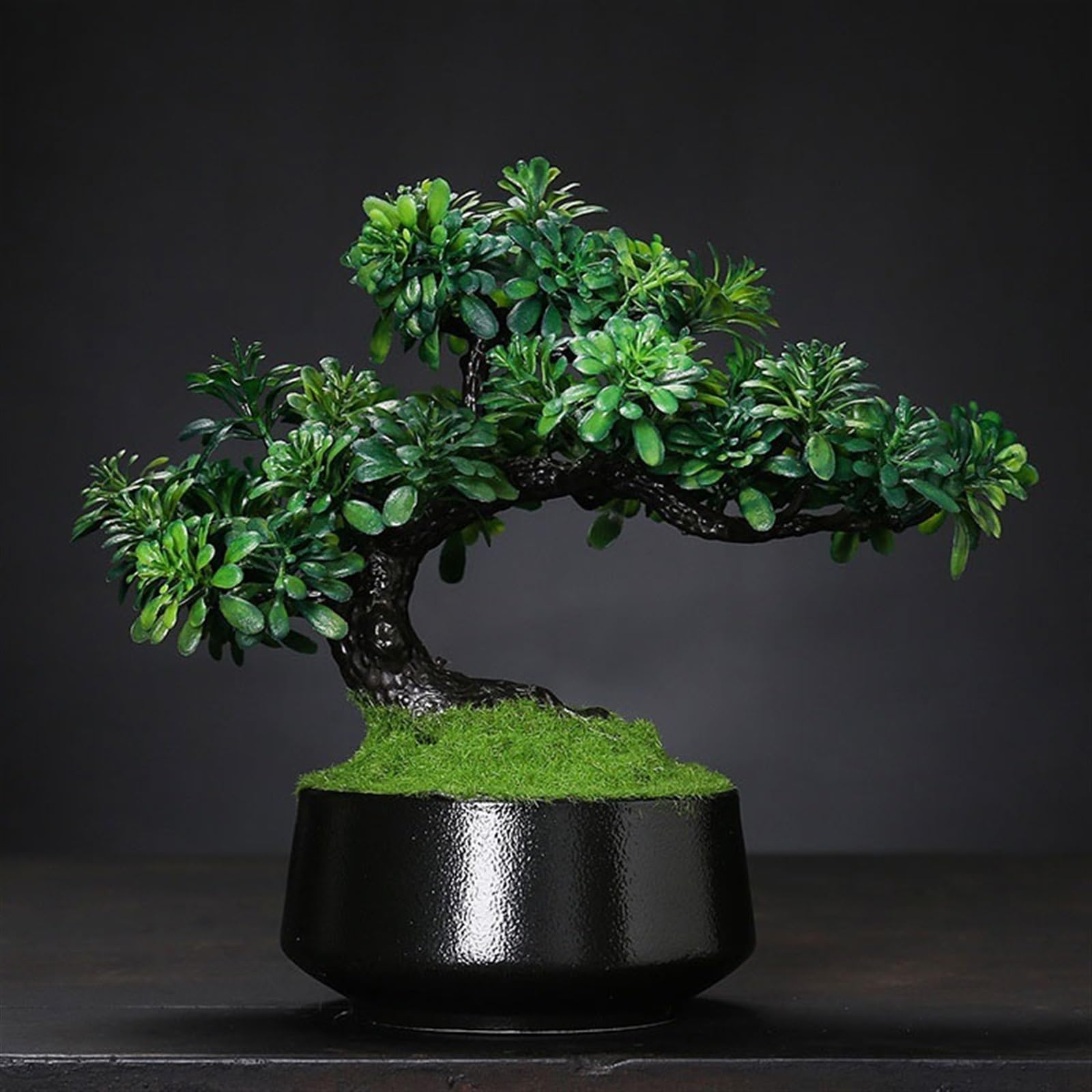 Knstliche Bume Indoor Simulation Baum Dekoration Feng Shui Dekorationen  Desktop Kleine Topfpflanzen Geflschte Grn Ornamente Zimmerdekoration, ...