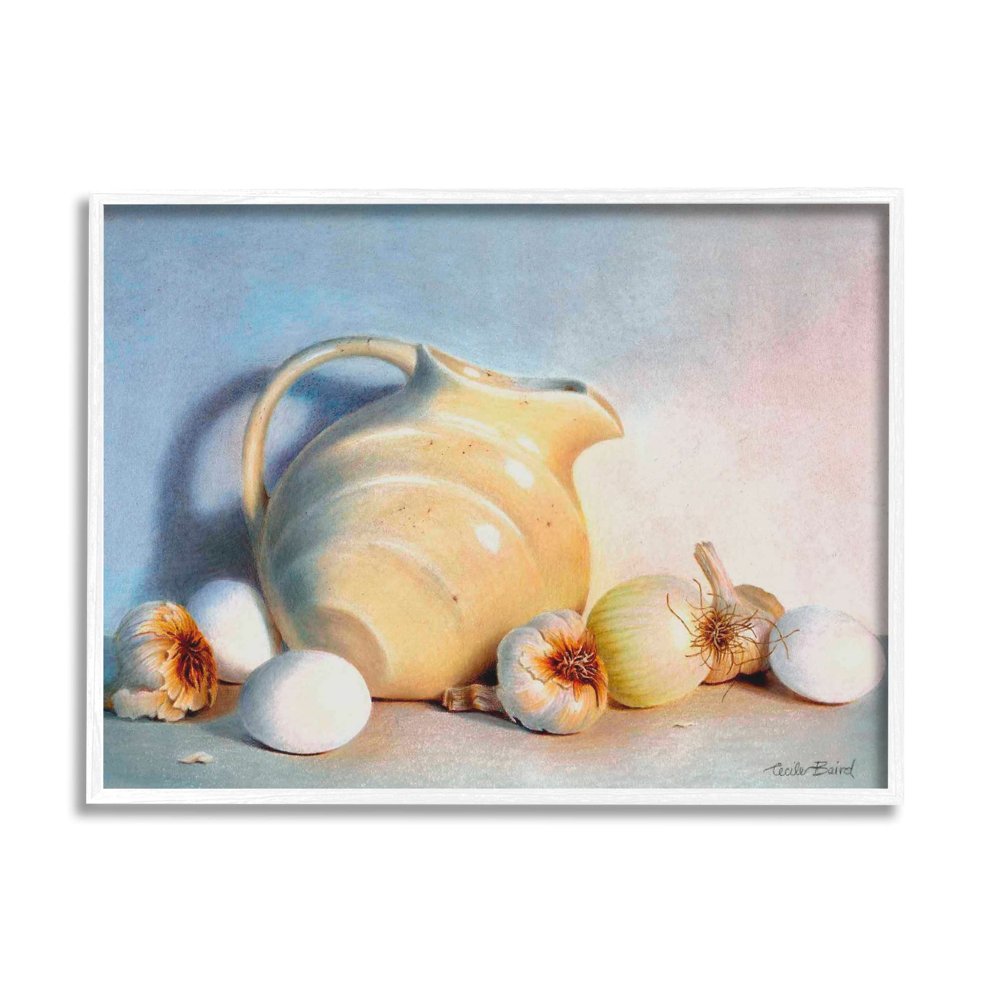 Stupell Industries Varied Vegetables Scattered Traditional Still Life Vase, Design by Cecile Baird