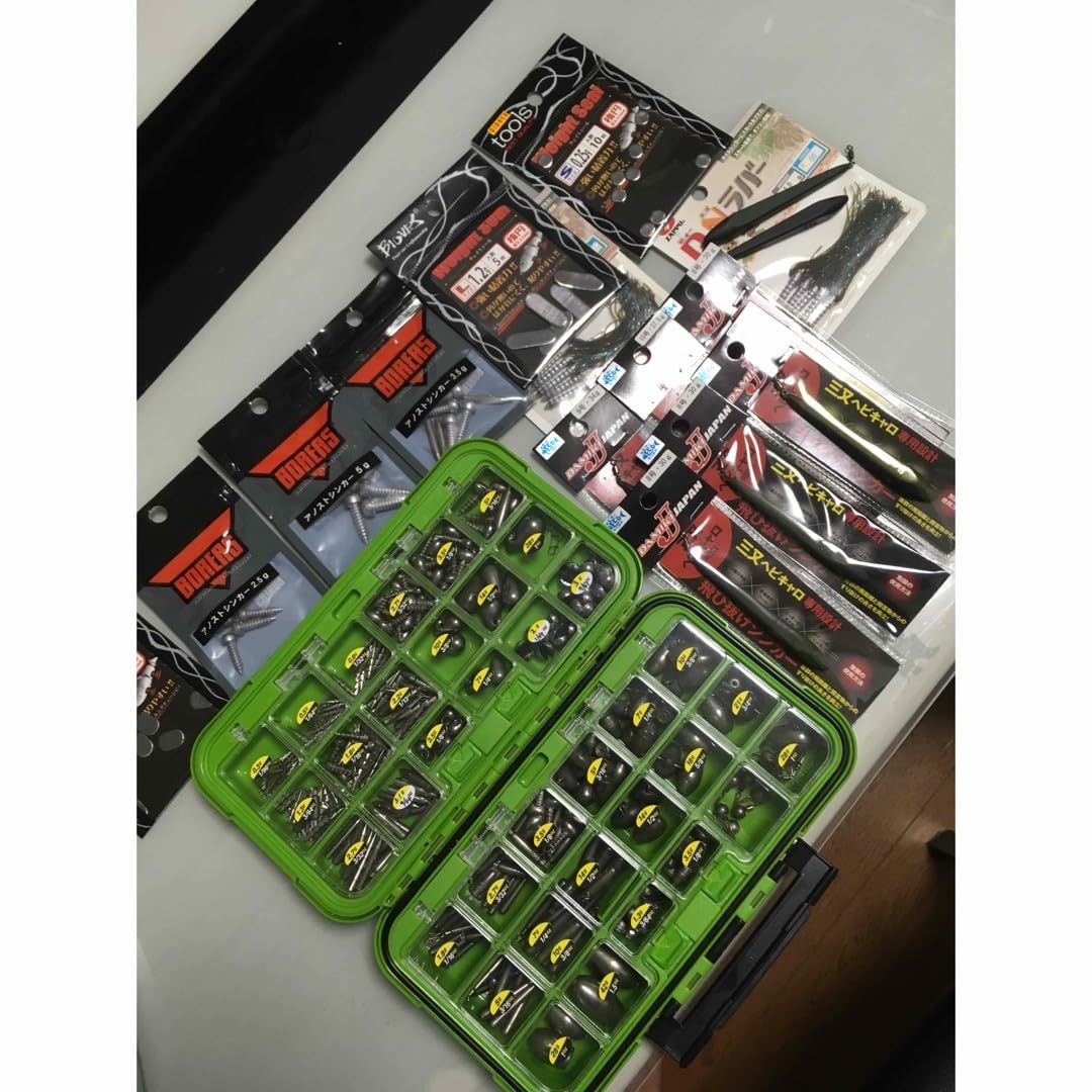 Amazon | バス釣り タングステンシンカー 大量セット | ノーブランド品