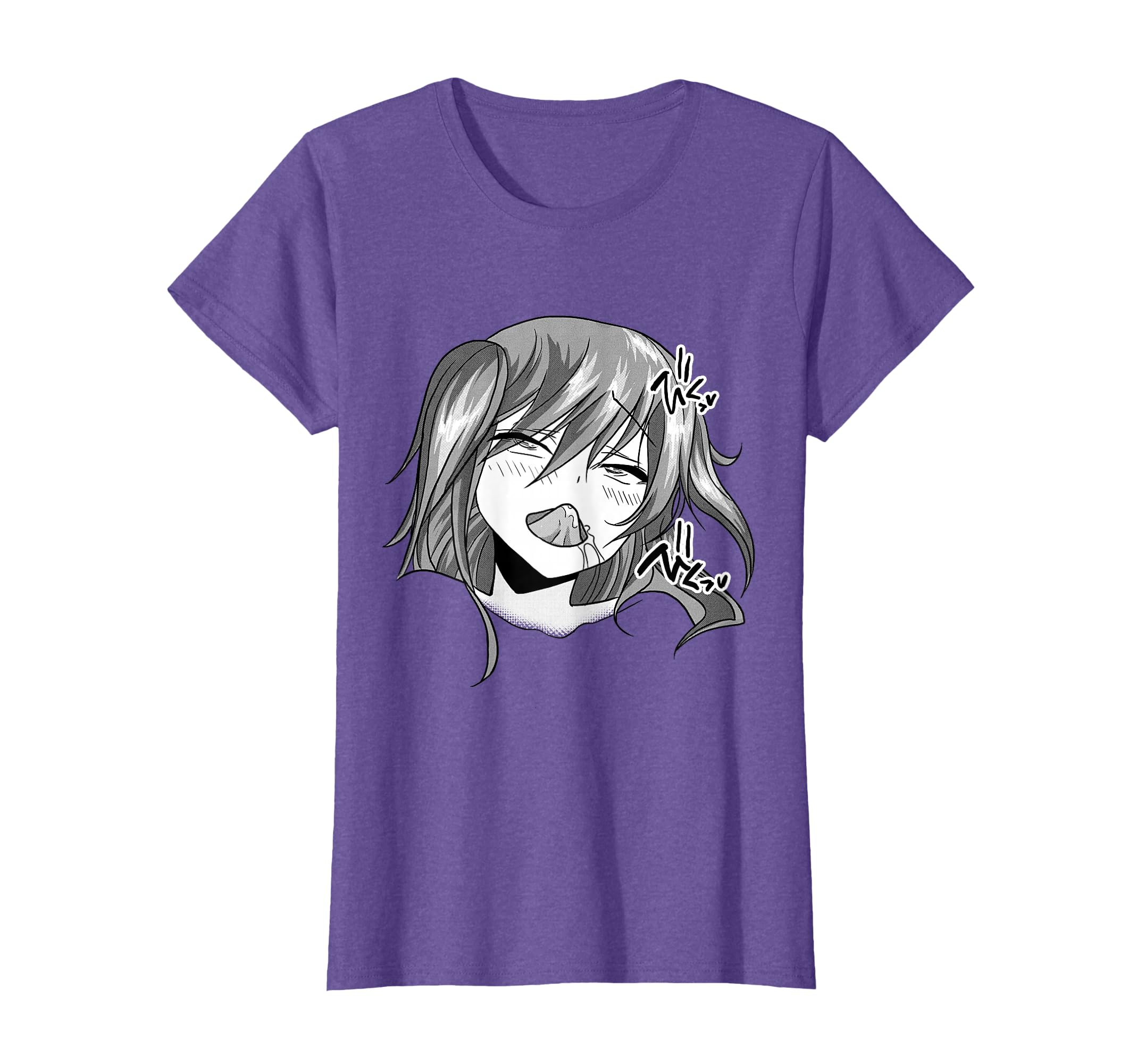 Ahegao face, Lewd Anime Ecchi Hentai Girl T-Shirt T-Shirt