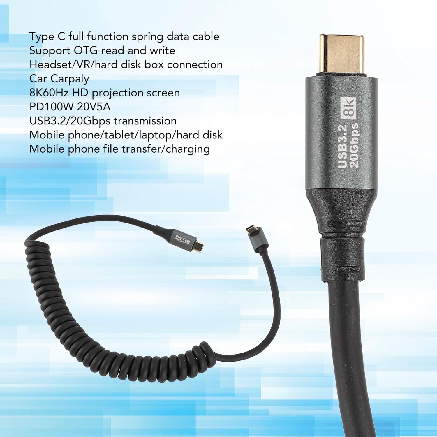 Zopsc USB C Cable Multi-function Support