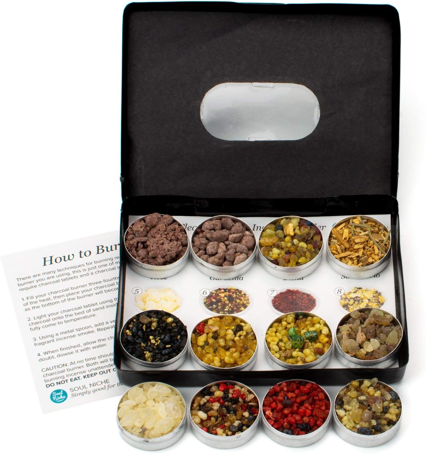 Soul Niche Spring Cleansing Resin Incense Sampler (12 Resins)